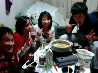 スタッフと一緒に