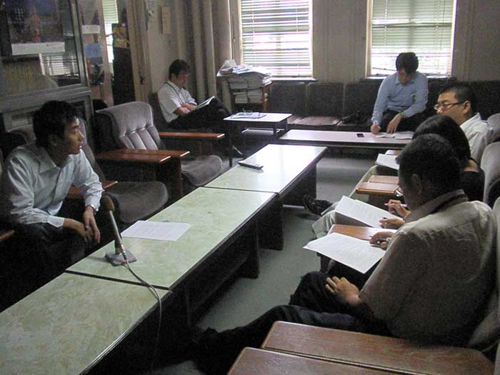 被災マツ騒動への申し入れ