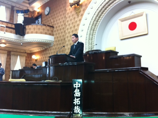 中島たくや市政報告会
