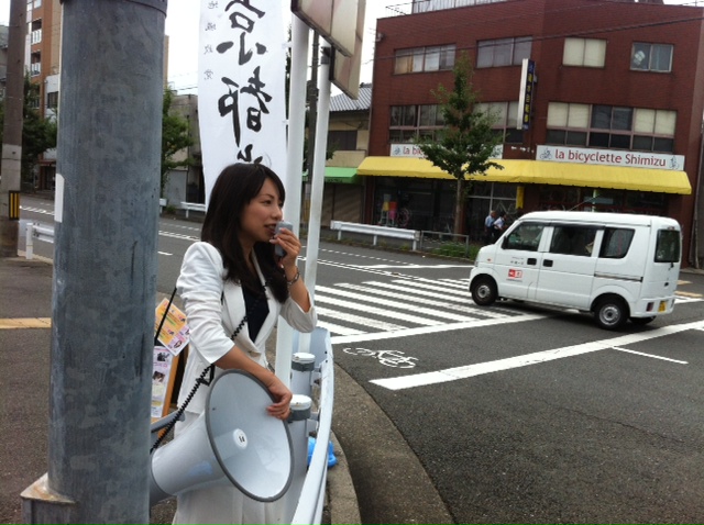 街頭演説＠妙心寺
