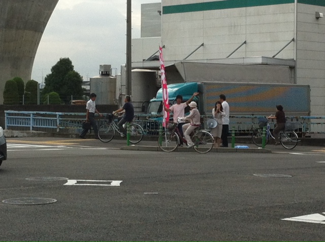 街頭演説＠太秦天神川