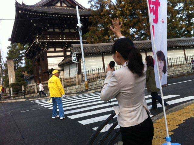 街頭演説＠太秦天神川