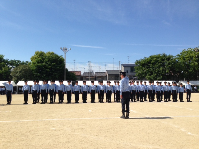 右京消防団総合査閲