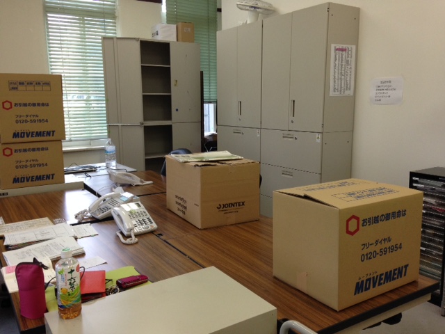 議員団室のお引越